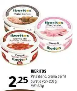 Coviran Ibéritos - pate iberic, crema pernil curat o york oferta