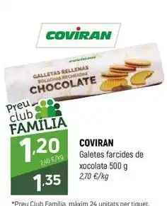 Coviran Coviran - galetes farcides de xocolata oferta