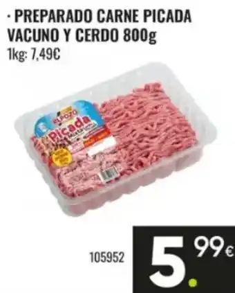El Pozo preparado carne picada vacuno y cerdo