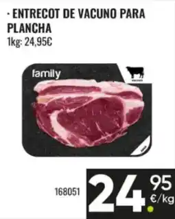 Family Cash family entrecot de vacuno para plancha oferta