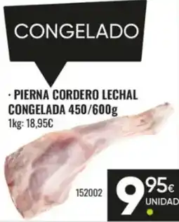 Family Cash Pierna cordero lechal congelada oferta