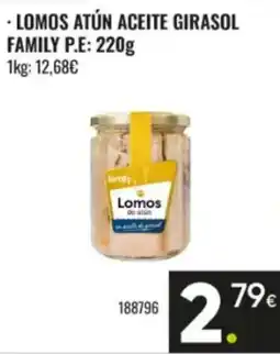 Family Cash Family lomos de atún oferta