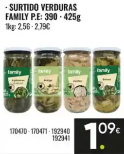 Family Cash family surtido verduras oferta