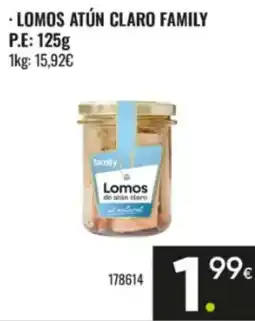 Family Cash Lomos atún claro family oferta