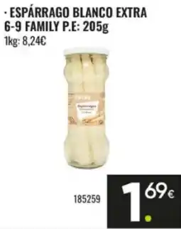 Family Cash Espárrago blanco extra oferta