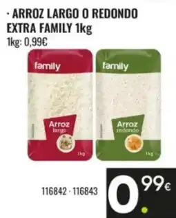 Family Cash family arroz largo o redondo extra family oferta
