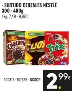 Family Cash Nestlé surtido cereales oferta