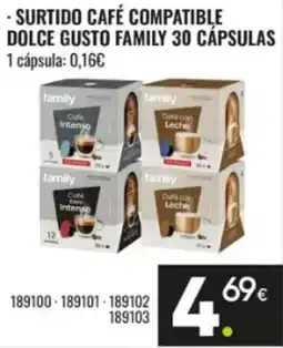 Family Cash Dolce Gusto Family café compatible oferta