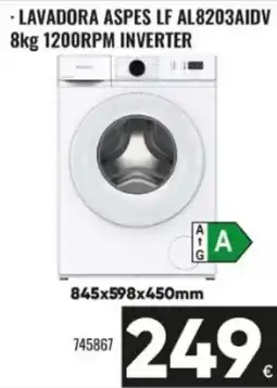 Family Cash Lavadora aspes lf al8203aidv oferta