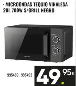 Family Cash Tequio microondas 20l 700w s/grill negro oferta
