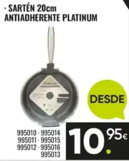 Family Cash Platinum sartén 20cm antiadherente oferta