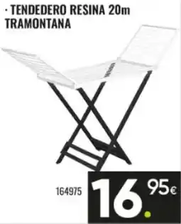 Family Cash Tramontana tendedero resina 20m oferta