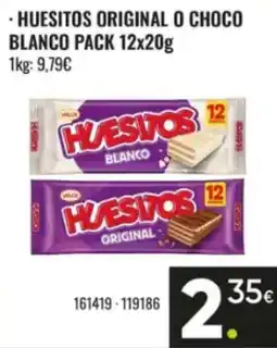 Family Cash Huesitos original o choco blanco oferta