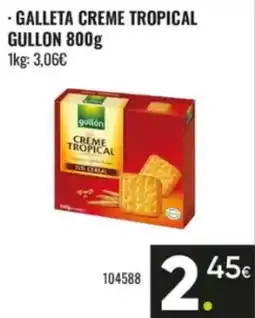 Family Cash gullon galleta creme tropical oferta