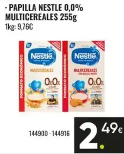 Family Cash Nestle papilla 0,0% multicereales oferta