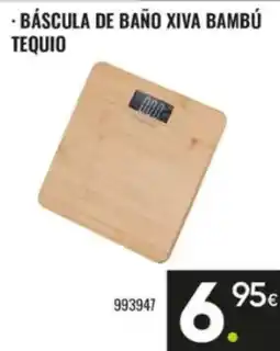Family Cash Xiva báscula de baño bambú tequio oferta