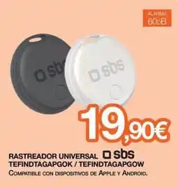 Expert sbs rastreador universal oferta