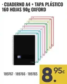 Family Cash Oxford cuaderno a4 + tapa plástico oferta