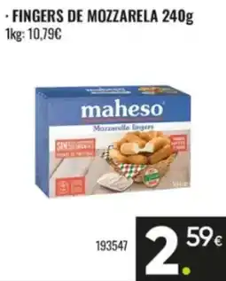 Family Cash maheso mozzarella fingers oferta