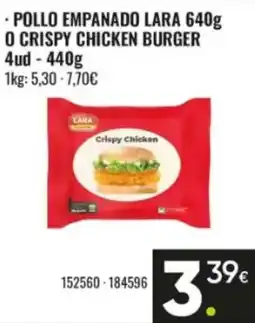 Family Cash Lara pollo empanado oferta