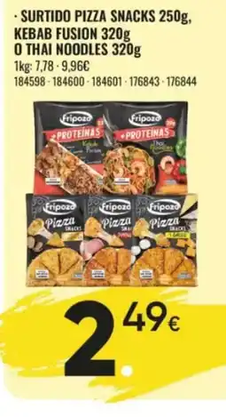 Family Cash Fripozo surtido pizza snacks oferta
