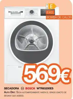 Expert Bosch secadora WTR83200ES oferta