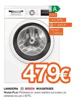 Expert Bosch lavadora wuu28t63es oferta