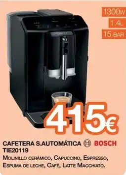 Expert Bosch cafetera s.automática oferta