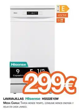 Expert Hisense lavavajillas HS522E10W oferta
