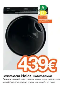 Expert Haier lavasecadora HWD100-BP14939 oferta