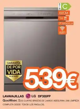 Expert Lavavajillas lg df355fp oferta