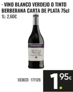 Family Cash Berberana carta de plata oferta