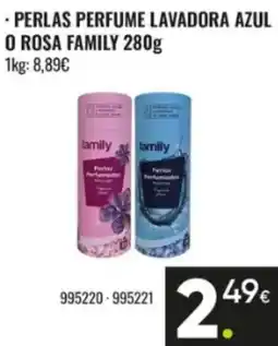 Family Cash family perlas perfume lavadora azul o rosa oferta