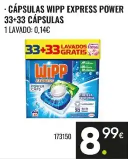 Family Cash Wipp express power cápsulas oferta