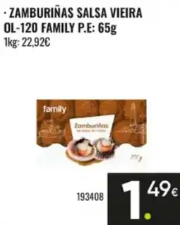 Family Cash Zamburiñas salsa vieira oferta