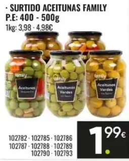Family Cash Family aceitunas family oferta