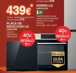 Expert LG placa de inducción CBIZ2432B oferta