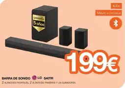 Expert LG barra de sonido S40TR oferta
