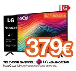 Expert LG televisor nanocell 43nano82t6b oferta