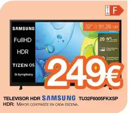 Expert samsung televisor hdr samsung tu32f6005fkxsp oferta