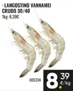 Family Cash Langostino vannamei crudo 30/40 oferta
