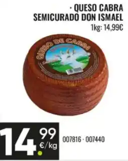 Family Cash Queso cabra semicurado don ismael oferta