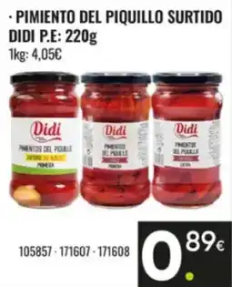 Family Cash Didi pimiento del piquillo surtido oferta
