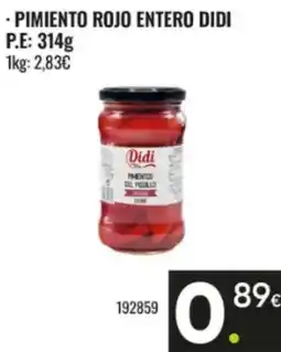 Family Cash Didi pimiento rojo entero oferta