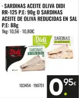 Family Cash Didi sardinas en aceite de oliva oferta