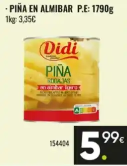 Family Cash Didi piña en almíbar oferta