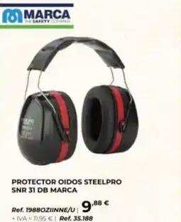 Coferdroza Steelpro protector oidos snr 31 db marca oferta