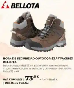 Coferdroza Bellota bota de seguridad outdoor s3 oferta