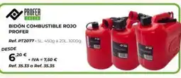 Coferdroza Profer bidón combustible rojo oferta