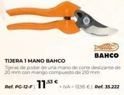 Coferdroza Bahco tijera 1 mano oferta